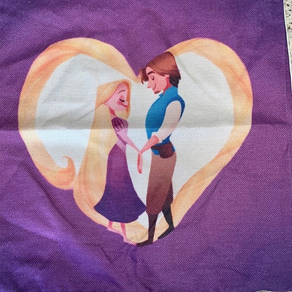 2 Cute Princess Print Home Decorative Cushion Cover Cotton Linen Car Sofa Throw - Picture 6 of 11